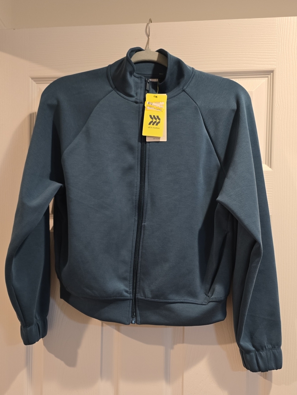 all in motion Teal Blue Full-Zip Performance Jacket